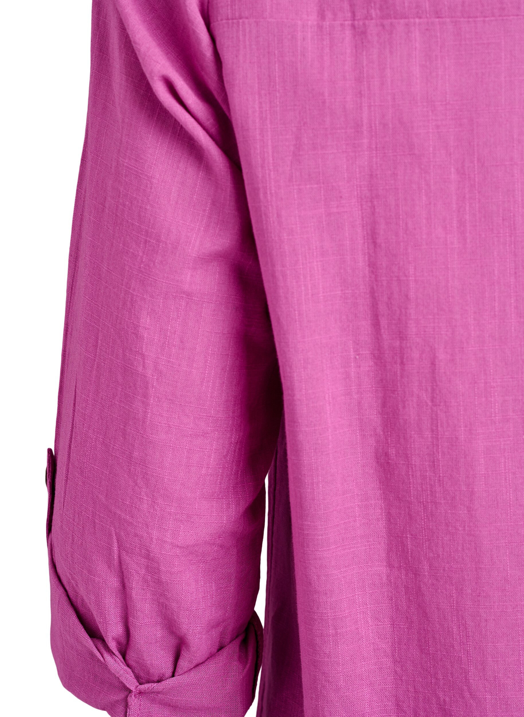 ZizziKatoenen blouse met V-hals, Roze, Packshot image number 3