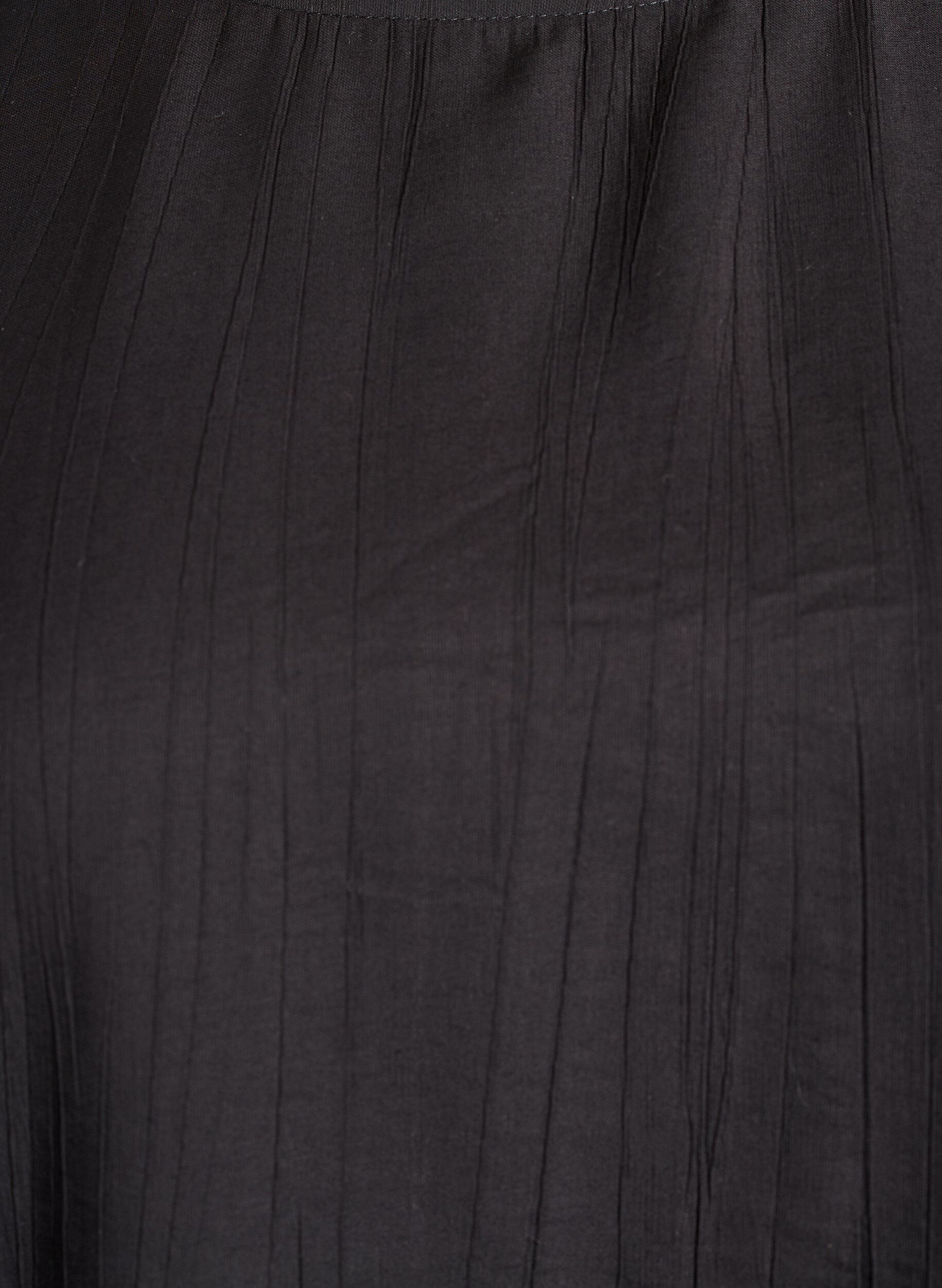 ZizziViscose blouse met 3/4 mouwen en balloneffect, Zwart, Packshot image number 2