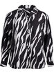 Zebraprint overhemd, Zwart, Packshot image number 0