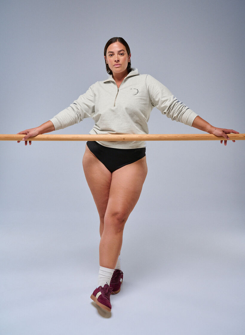 2-pack onzichtbare G-string trainingspanties, Zwart, Image image number 0