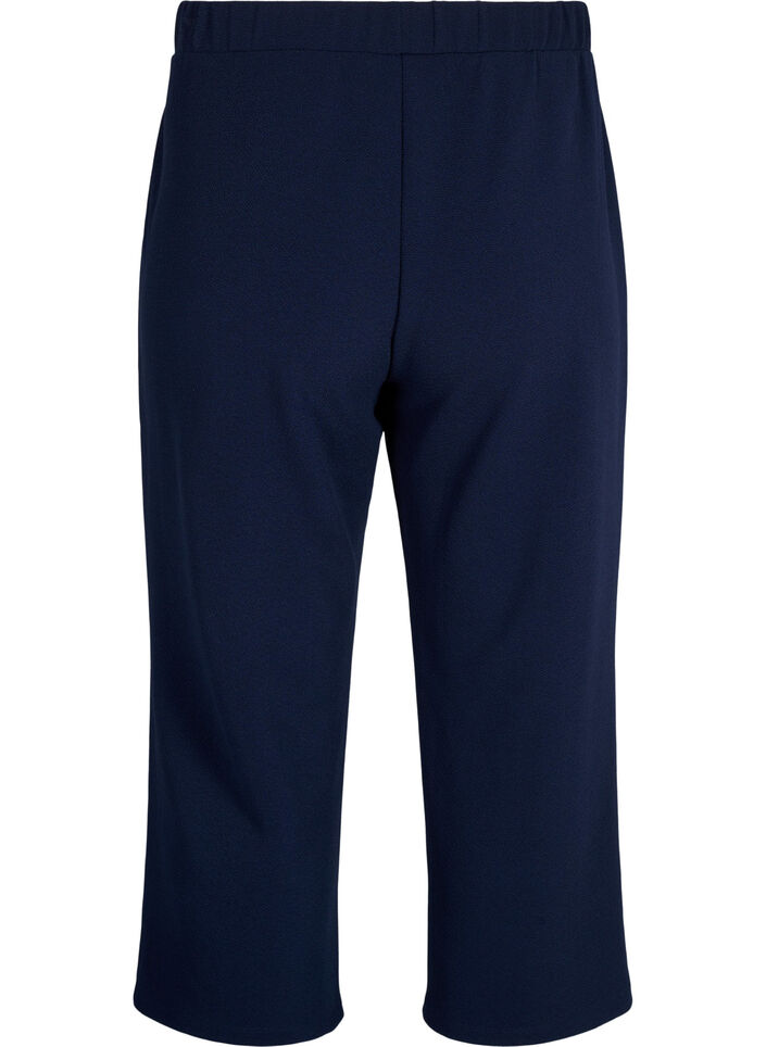 Losse broek met 7/8 lengte, Blauw, Packshot image number 1