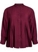 Viscose shirt met A-lijn vorm, Rood, Packshot image number 0
