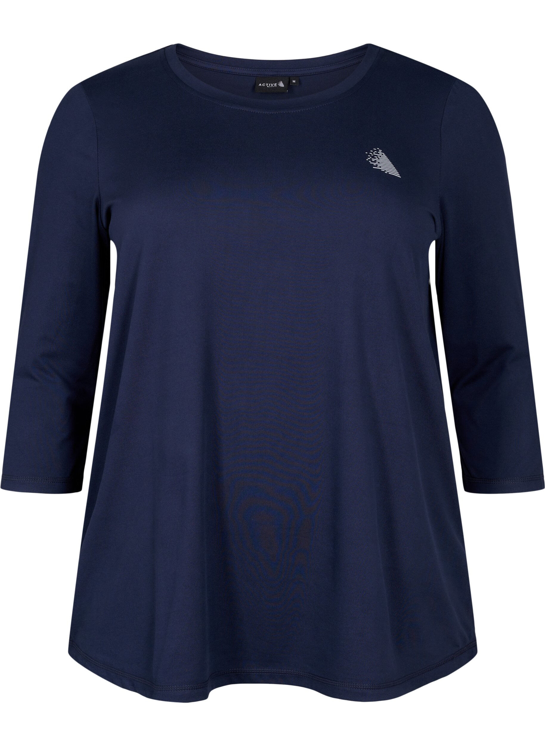 Trainingsblouse met 3/4-mouwen