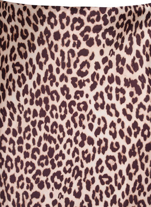 ZizziSatijnen midi rok, Leopard AOP, Packshot image number 2