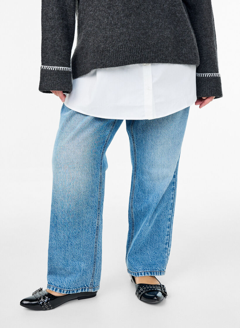 Shirtextender in 100% katoen, Wit, Model image number 0