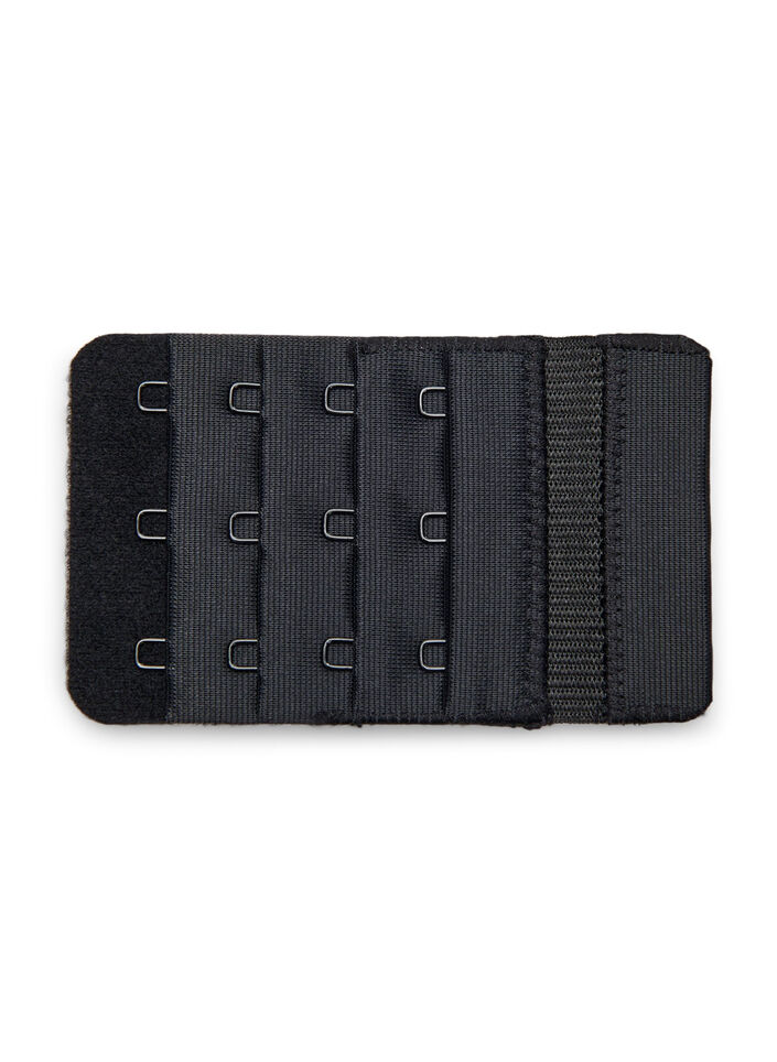 Bh-extender met drie haken, Zwart, Packshot image number 0