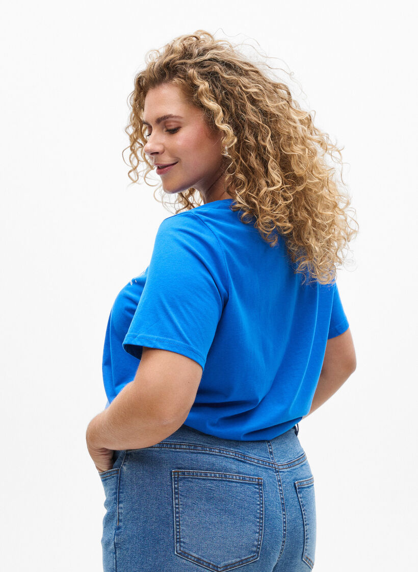 FLASH - T-shirt met motief, Blauw, Model image number 2