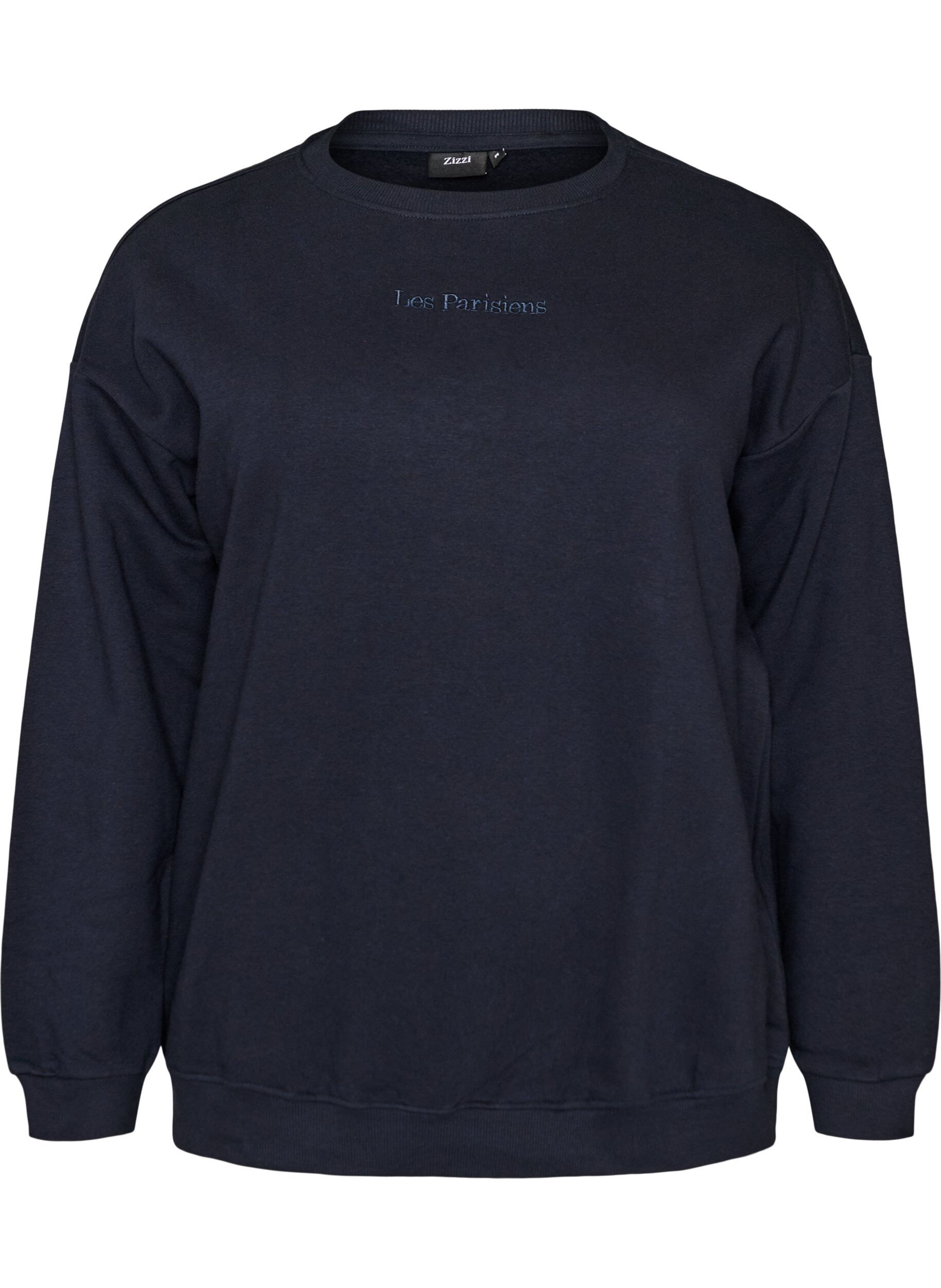 Sweatshirt met tekstprint