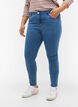 super slim fit Amy jeans met hoge taille, Blauw, Model image number 3