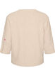 Gebreide blouse met kleine geborduurde motieven, Beige, Packshot image number 1