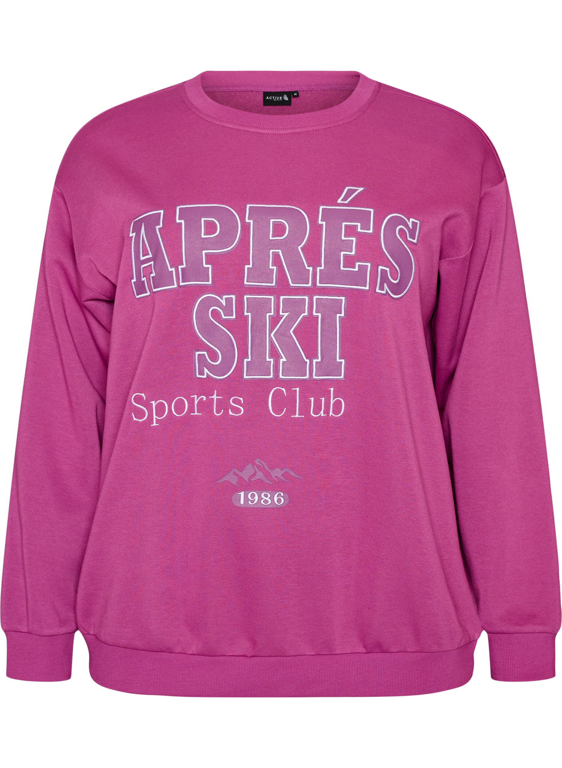 Sweatshirt met tekst print