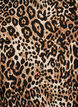 Viscose jurk met snijlijn, Bruin, Packshot image number 2