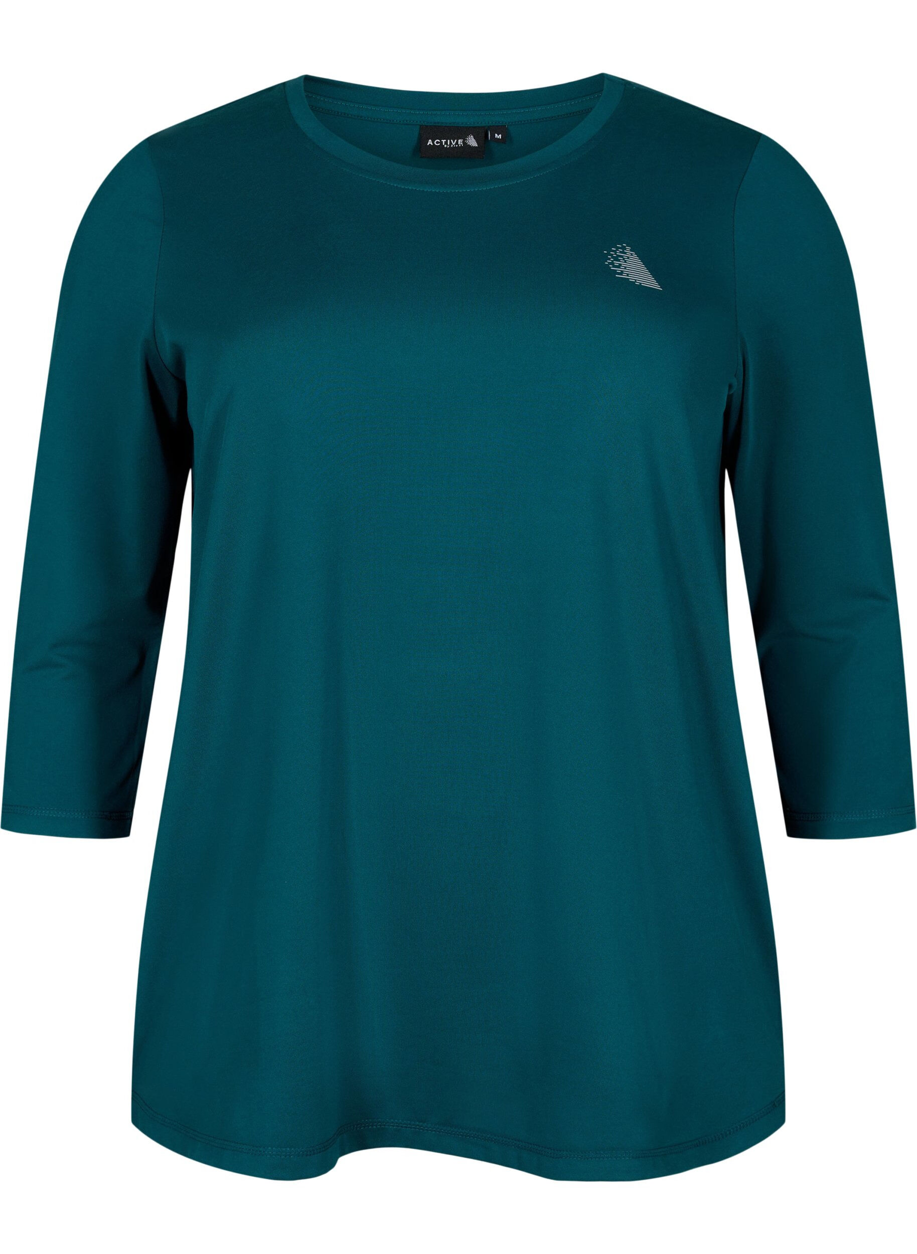 Trainingsblouse met 3/4-mouwen