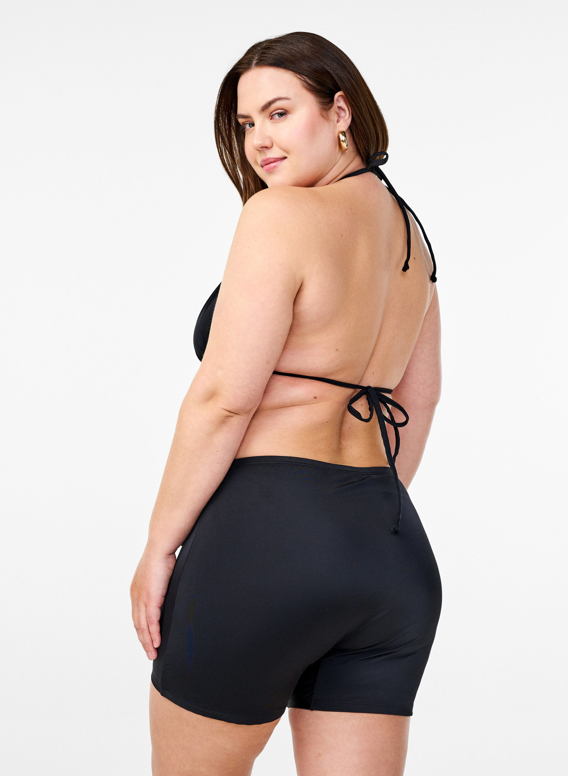 ZizziBikini shorts, Zwart, Model image number 1