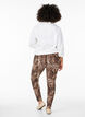 Viscose leggings met zebraprint, Bruin, Model image number 2