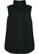 Fleece vest met zakken, Zwart, Packshot image number 0