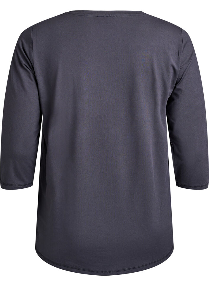 Training blouse met 3/4 mouwen, Grijs, Packshot image number 1