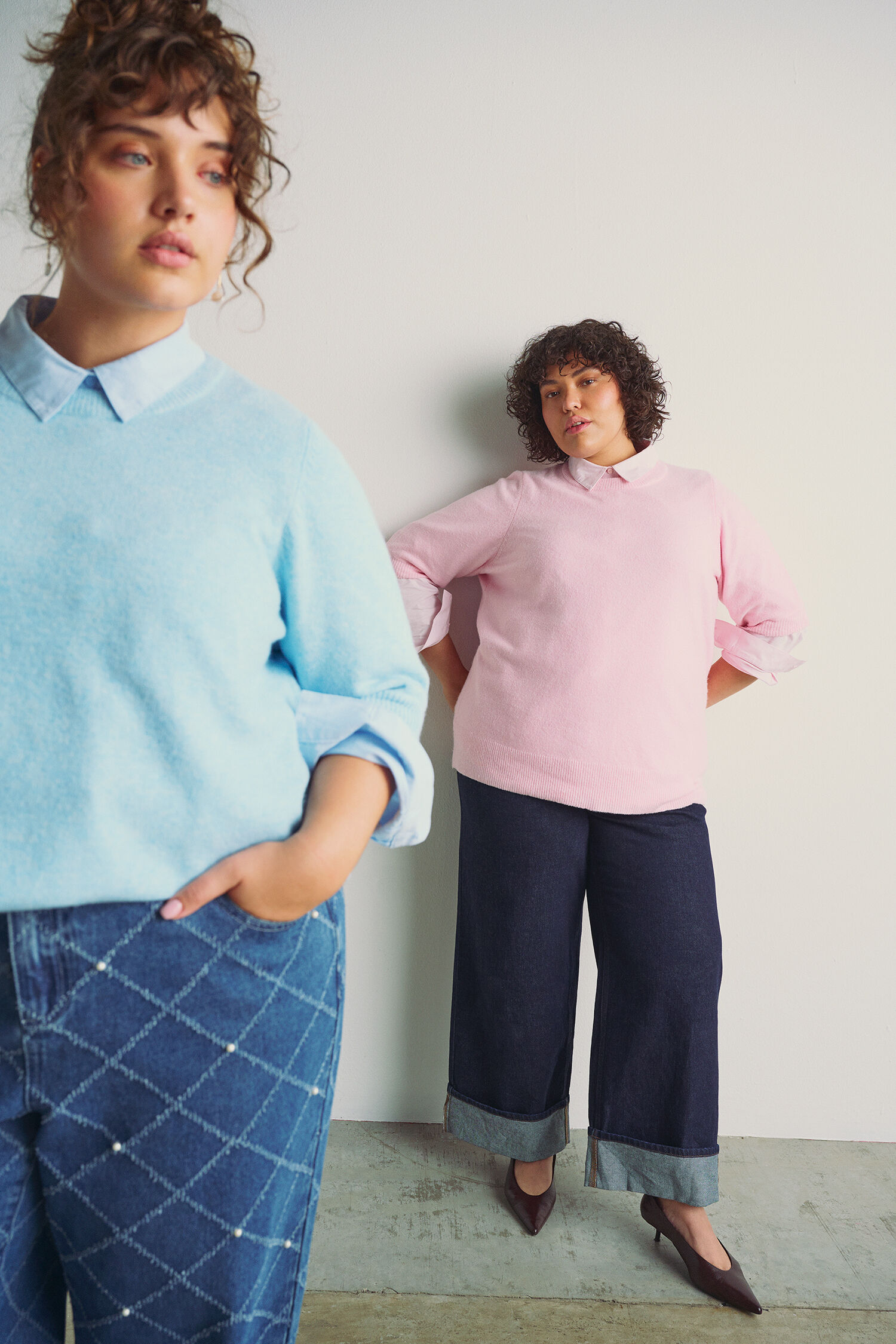 ZizziKleurrijk look met laagjes, , Model