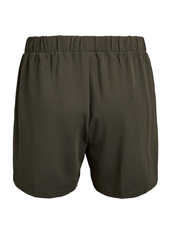 Korte broek met losse pasvorm en zakken, Groen, Packshot image number 1