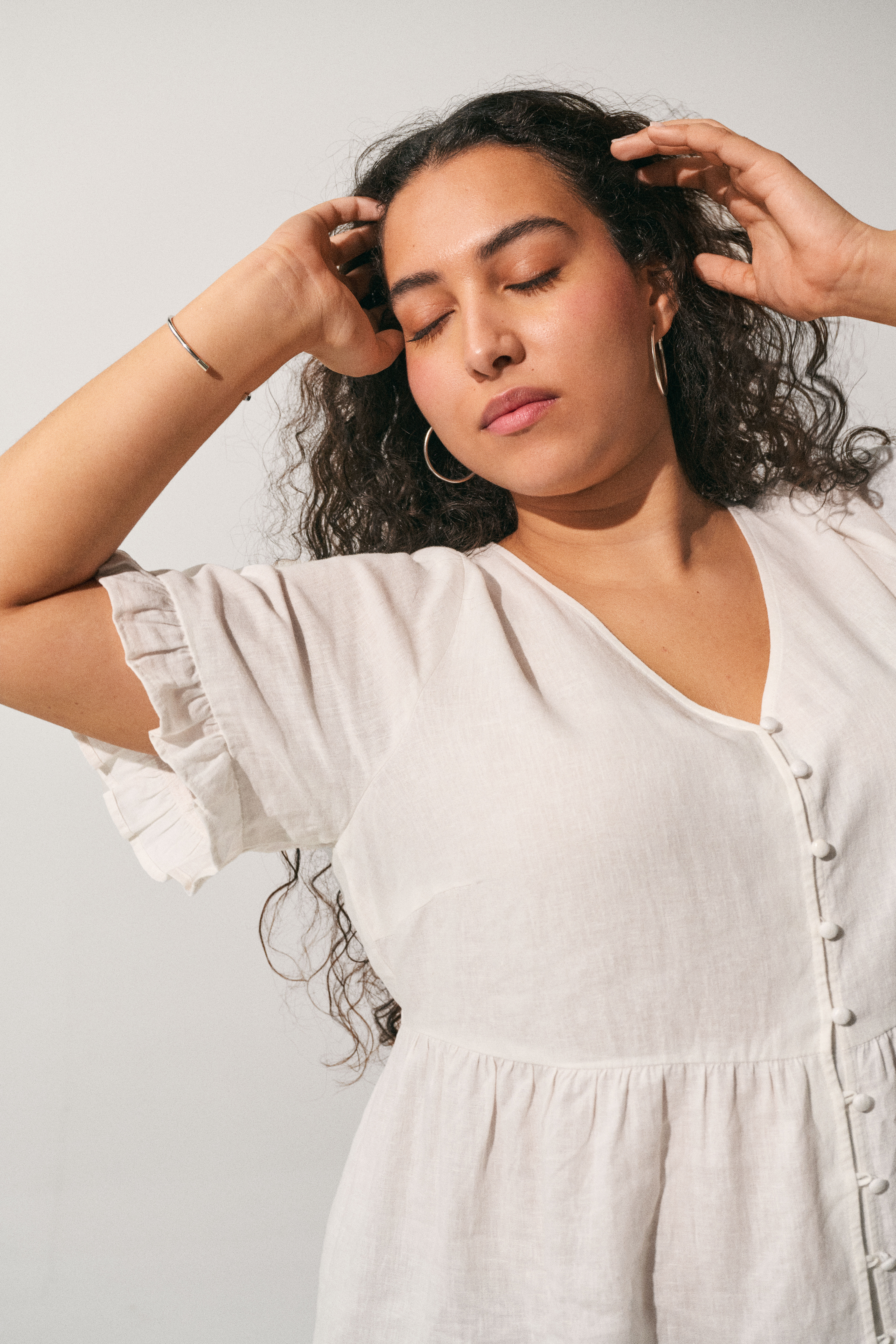 Zizzi Tenue en lin et viscose, , Model