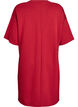 T-shirtjurk van jersey met zijsplitten, Rood, Packshot image number 1