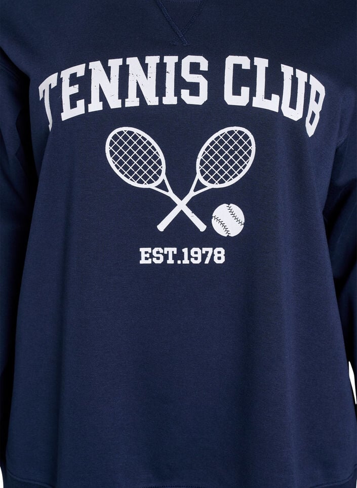 Sportief sweatshirt met print, Night Sky, Packshot