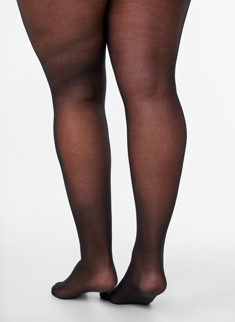 30 denier antislip panties, Zwart 30 denier antislip panties, Zwart, Model