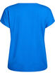 Effen gekleurd trainingsshirt, Blauw, Packshot image number 1