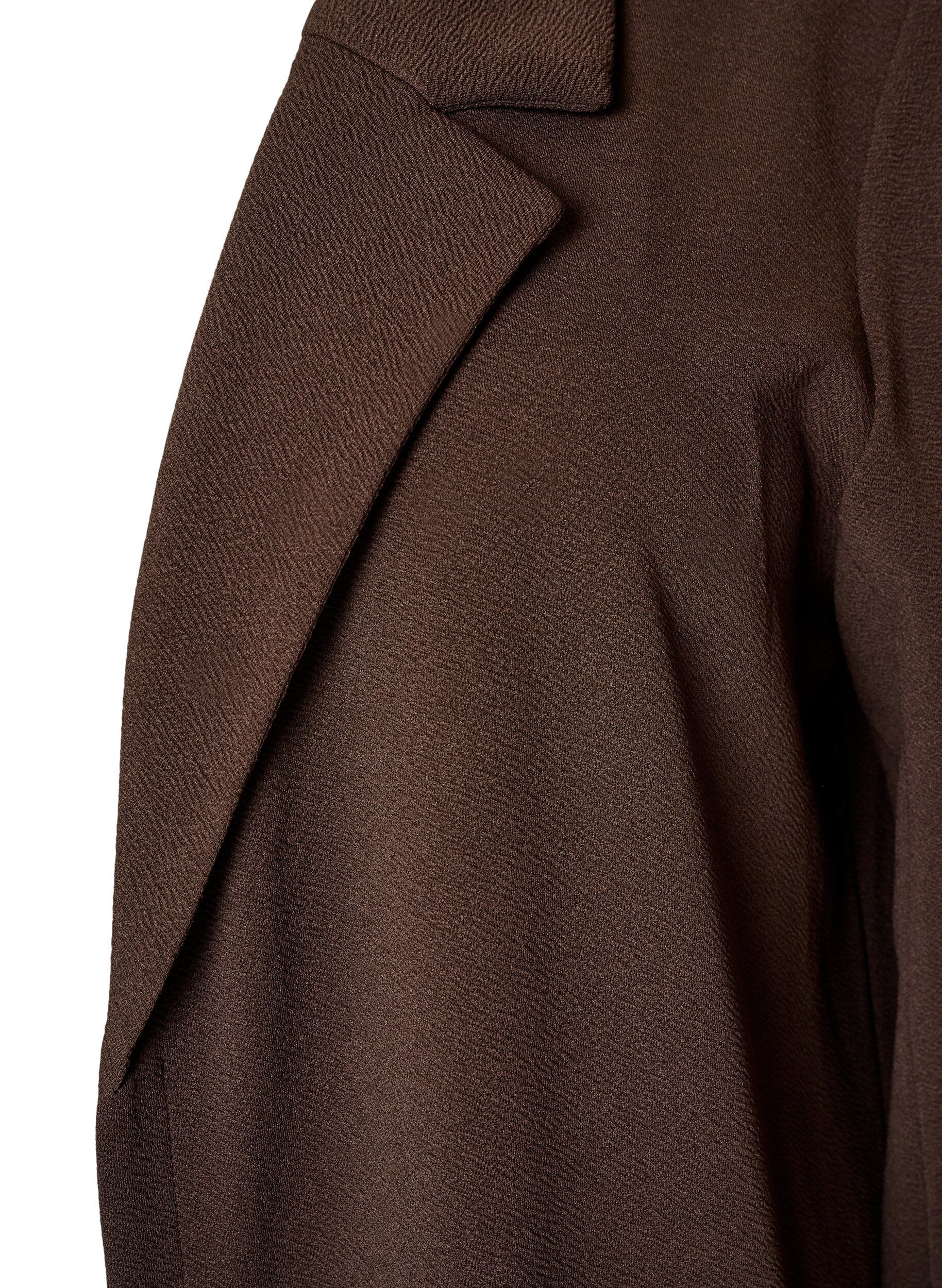 ZizziLange jas met zakken, Bruin, Packshot image number 2