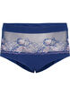 Hipsterbroekje met kant en normale taille, Medieval Blue, Packshot image number 0