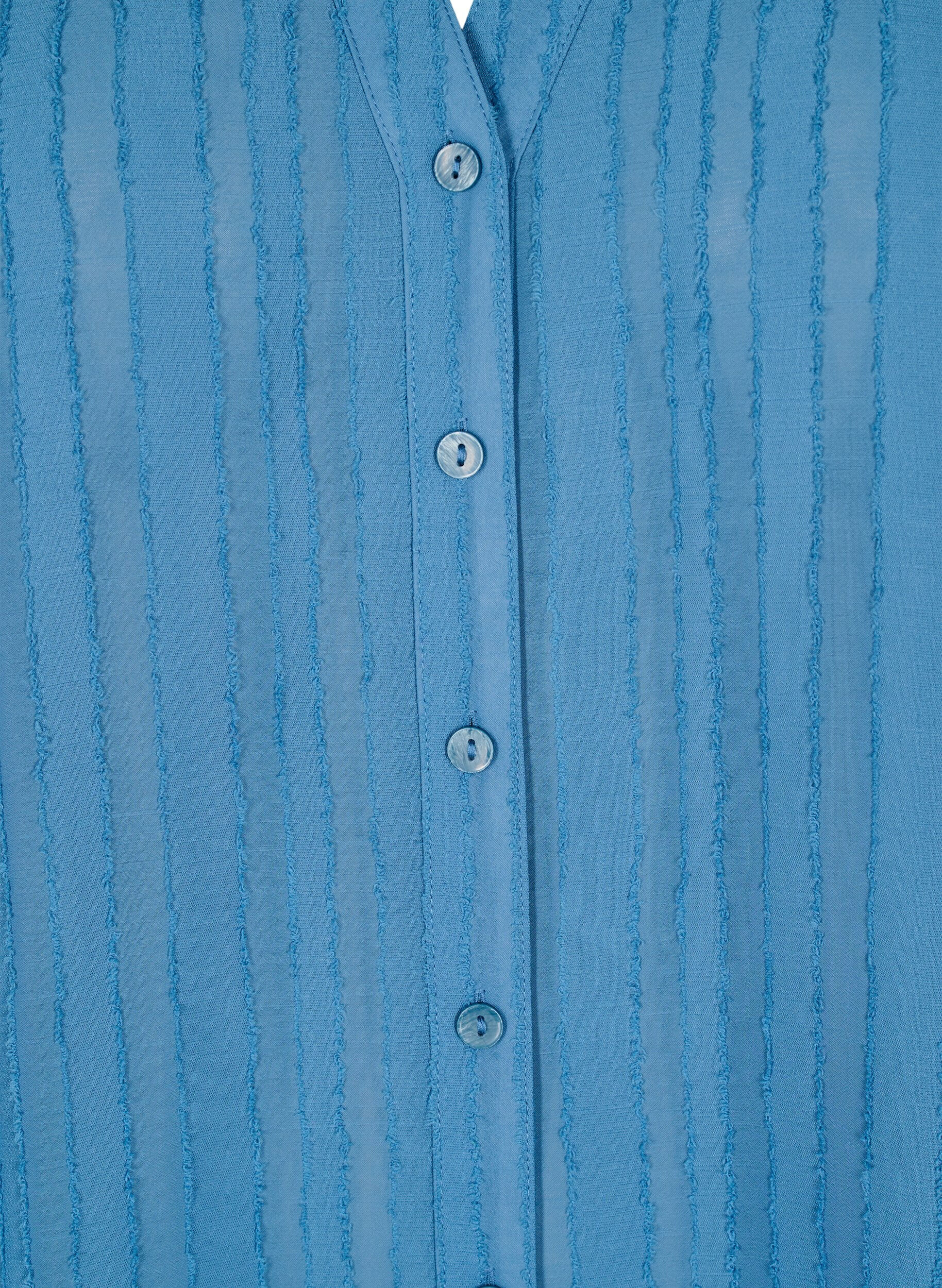 ZizziGestreepte blouse met transparante strepen, Blauw, Packshot image number 2