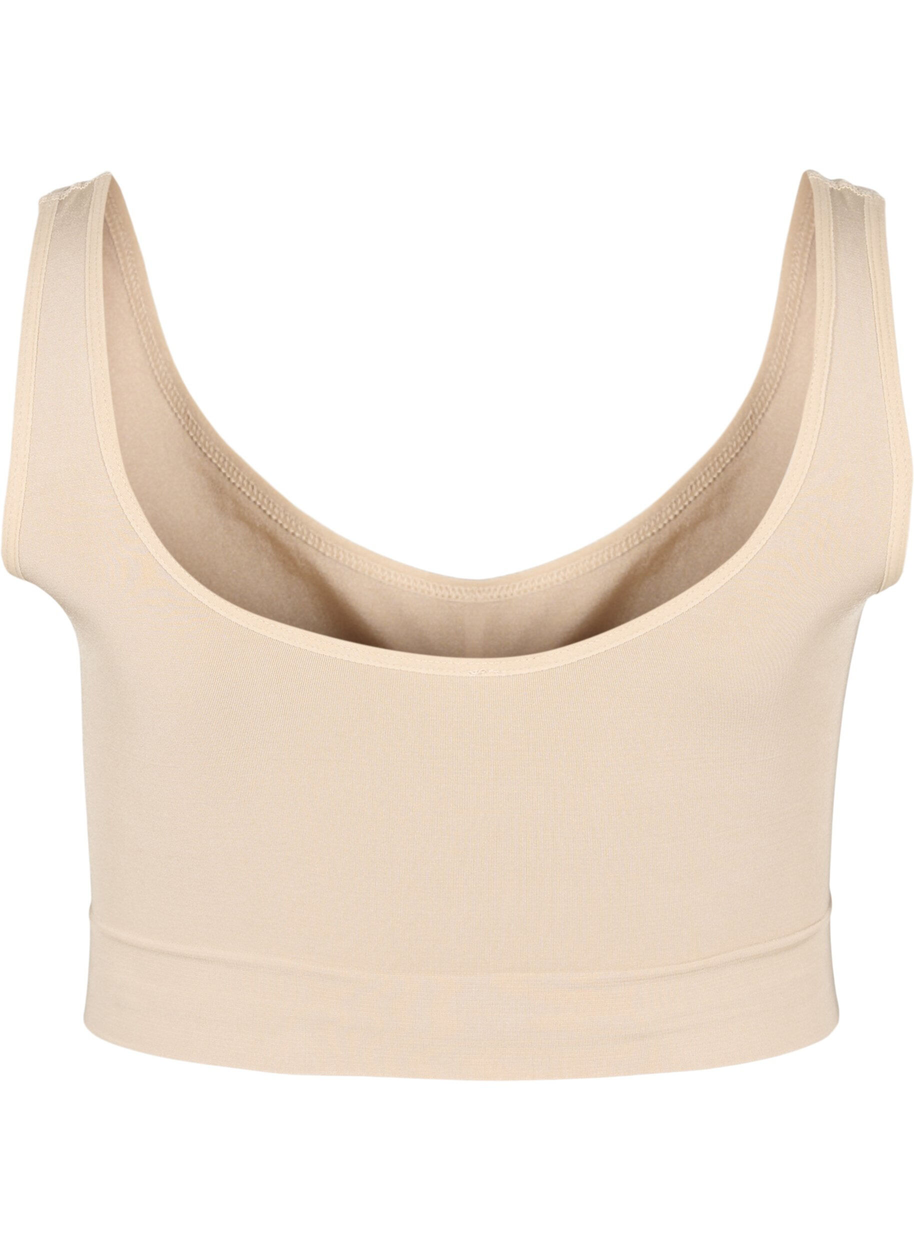 ZizziZachte bh zonder vulling, Beige, Packshot image number 1