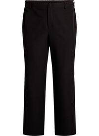 Broek met zakken en rechte pijpen, Zwart Broek met zakken en rechte pijpen