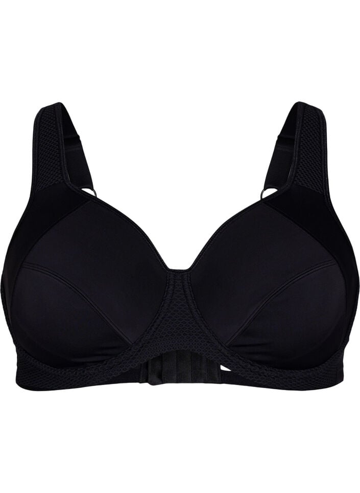 CORE, HIGH SUPPORT WIRE BRA - Sportbeha met beugel, Black, Packshot