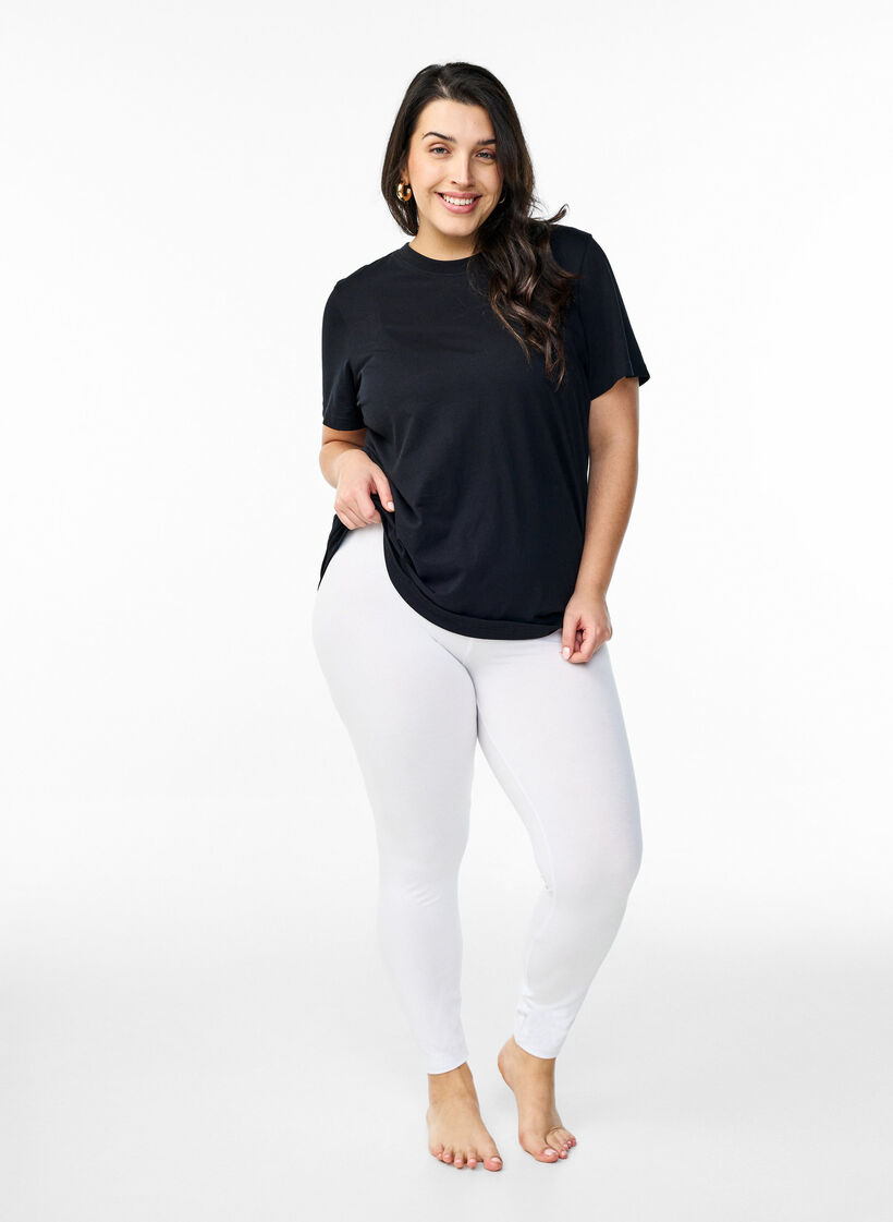 Basislegging van viscose, Wit, Model image number 1