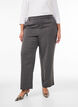 Hoogtailleerde pantalon met rechte pasvorm, Grijs, Model image number 2