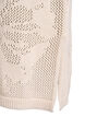 Robe en maille avec motif ajour&eacute; et manches 3/4, Beige, Packshot image number 3