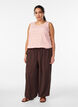 Ballonbroek met hoge taille, Bruin, Model image number 0