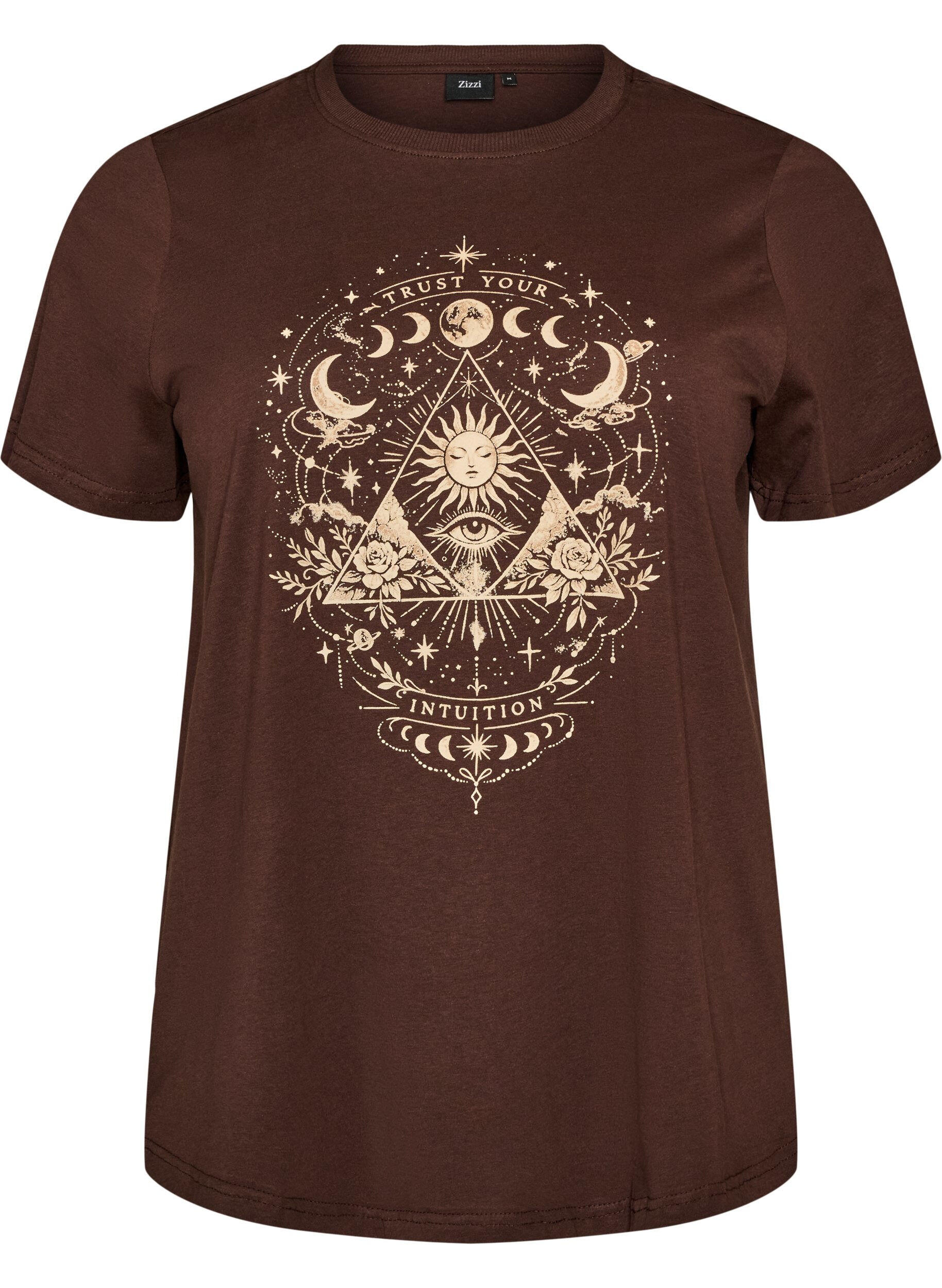Katoenen T-shirt met print aan de voorkant