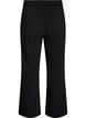 Sweatpants met hoge taille en wijde pijpen, Zwart, Packshot image number 1