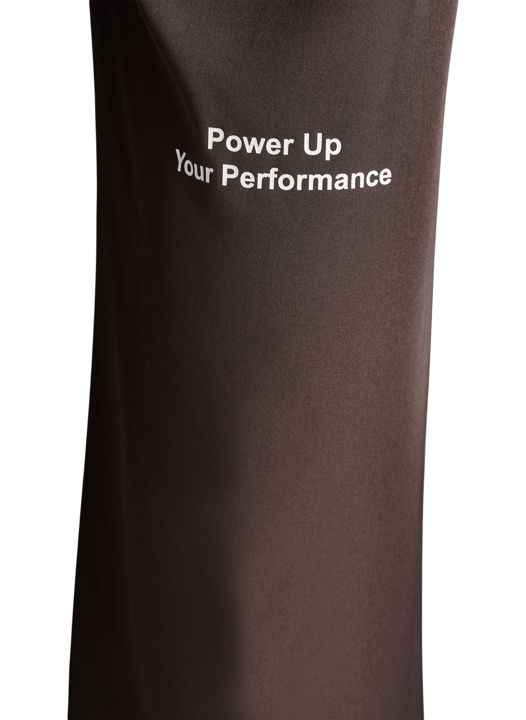 ZizziSportieve broek met een high waist en rechte pijpen, Bruin, Packshot image number 3