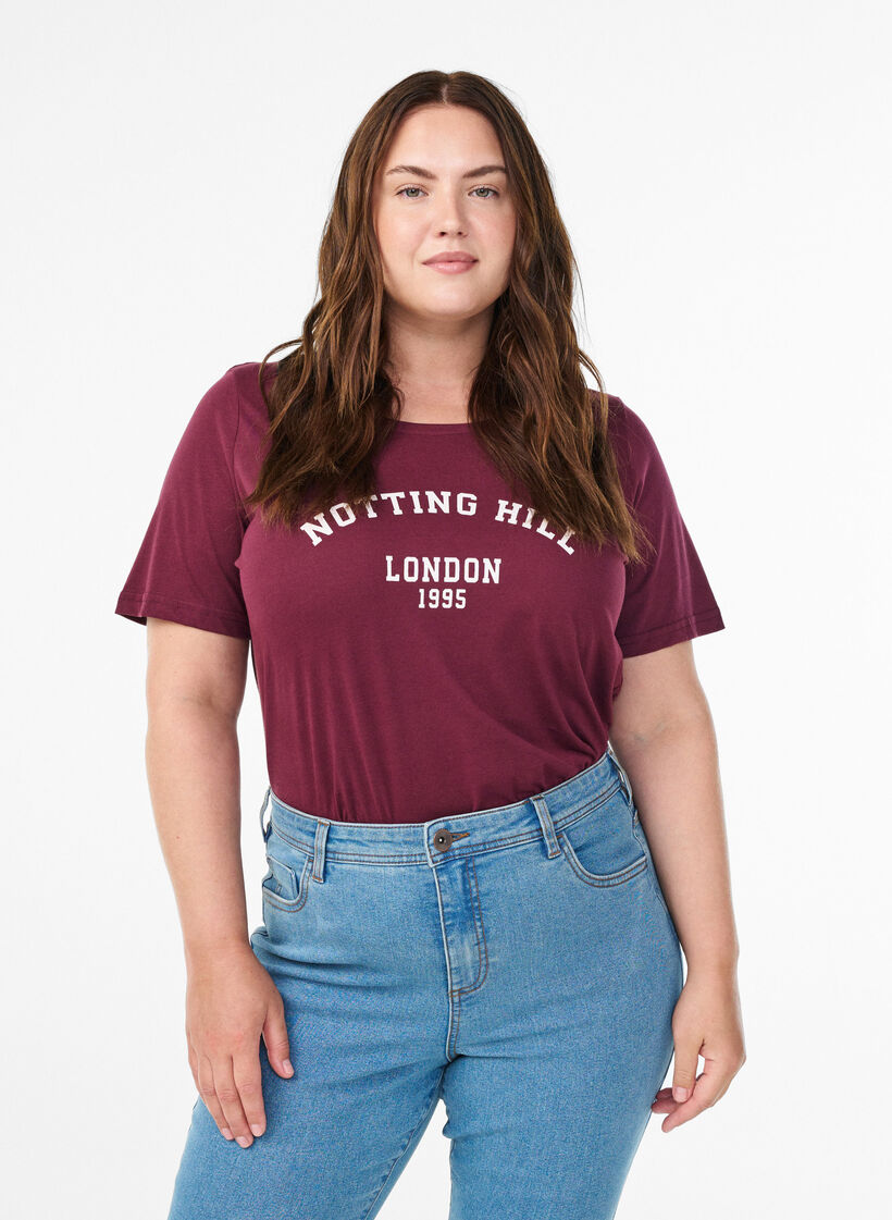 FLASH - T-shirt met print, Rood, Model image number 0