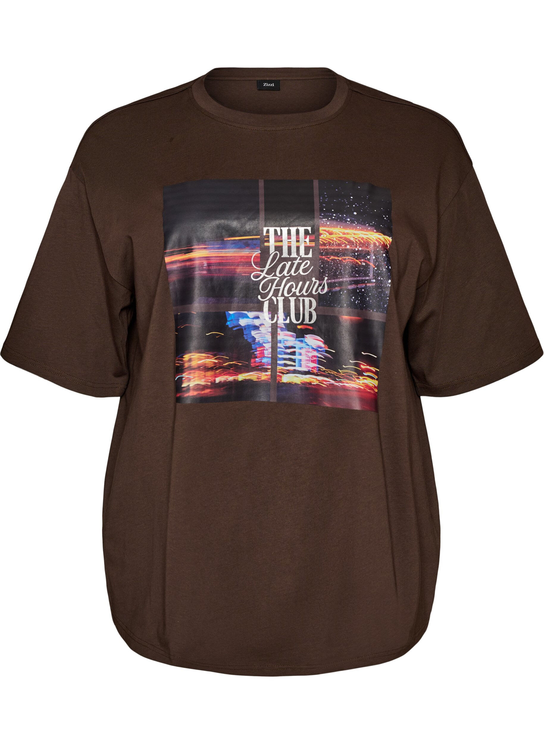 Oversized T-shirt met grote fotoprint