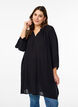 Tuniek met 3/4 mouwen en een A-lijn snit, Zwart, Model image number 0