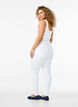 super slim fit Amy jeans met hoge taille, Wit, Model image number 1
