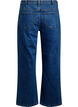 Jeans met wijde pijpen en hoge taille, Blauw, Packshot image number 1