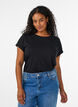 2-pack T-shirts met korte mouwen, Zwart, Model image number 0