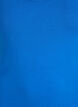 Effen basic top in katoen, Blauw, Packshot image number 2