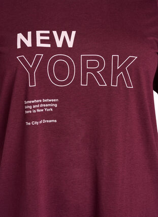 ZizziFLASH - T-shirt met motief, Winetasting New York, Packshot image number 2