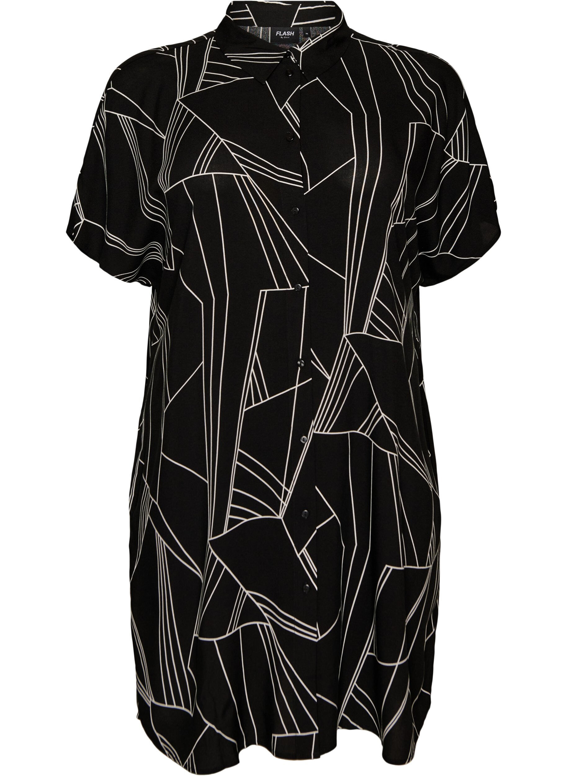 FLASH - Losvallend lang shirt van viscose